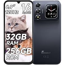 Amazon | FOSSiBOT S7 SIMフリー スマホ 本体 32GB RAM+256GB ROM 最大